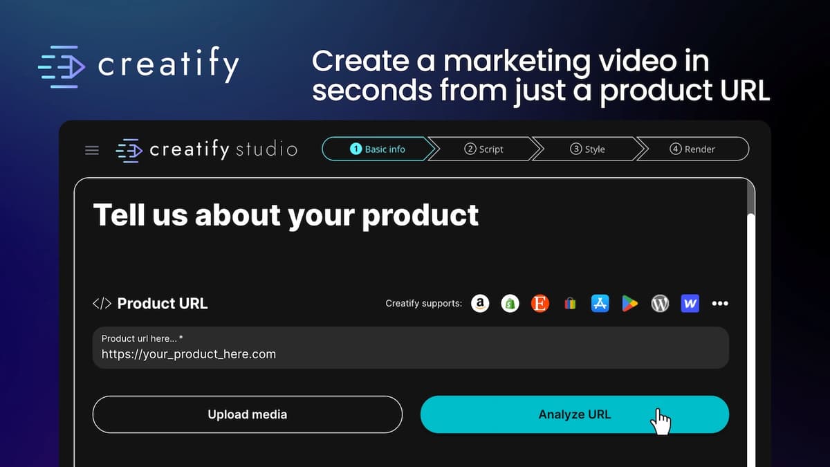 Creatify AI - The fastest way to create short video ads